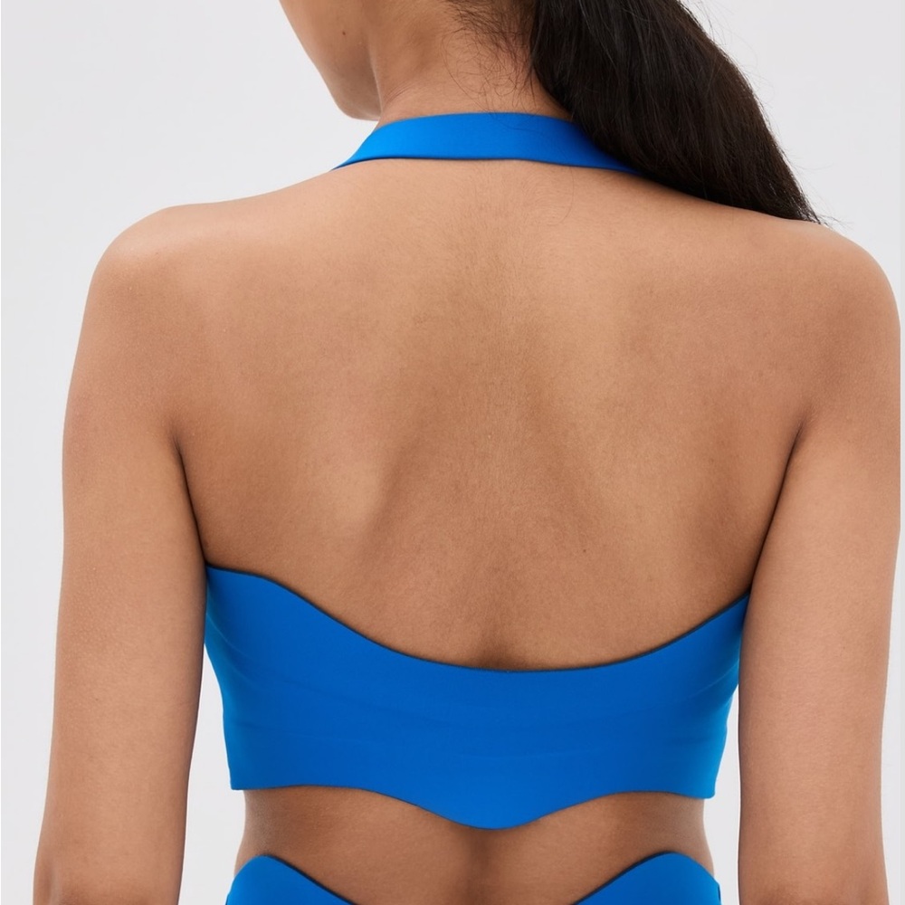staud blue shoreline bikini top - Picture 2 of 3